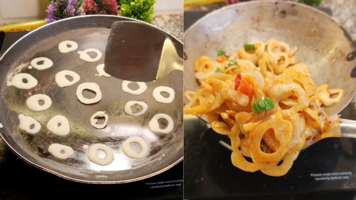 Viral Video Shows How To Make Idli Rings, Internet Reacts