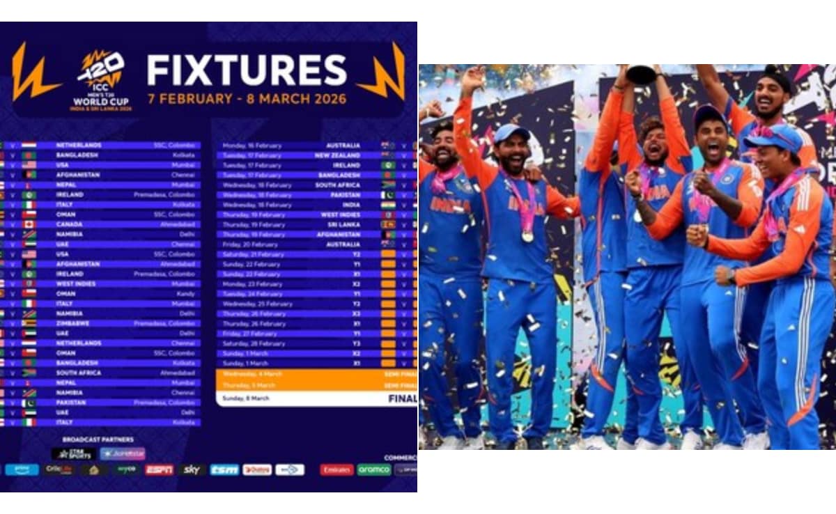 T20 World Cup 2026 Schedule: कुछ ऐसे विश्व कप के फाइनल में पहुंचेगी टीम इंडिया, जानें पूरा रोडमैप और समीकरण