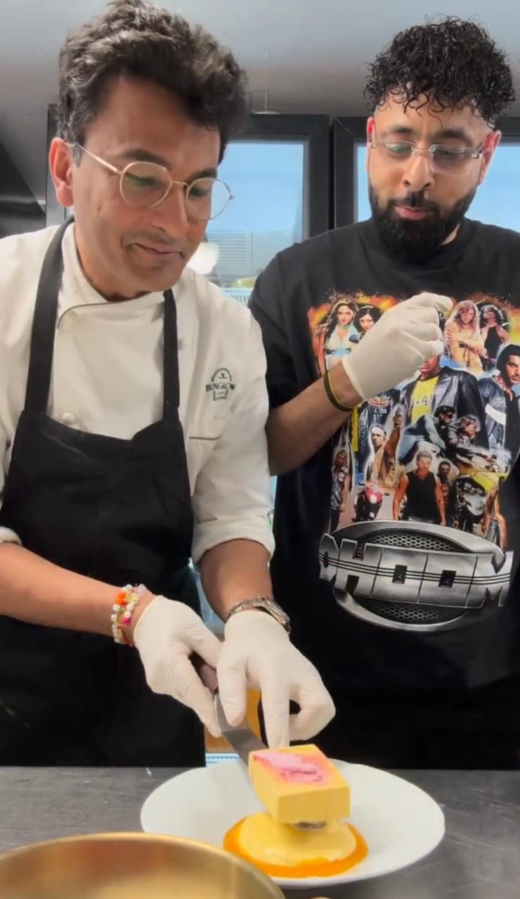 Rapper Badshah Joins Chef Vikas Khanna In Kitchen, Plates Lovely Dessert