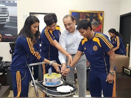 Drums, Dance, Cakes And More: Indian Women's World Cup-Winning Team Gets Rousing Welcome In Delhi
