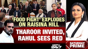 'Food Fight' Explodes At Raisina Hill: Tharoor Invited, Rahul Sees Red