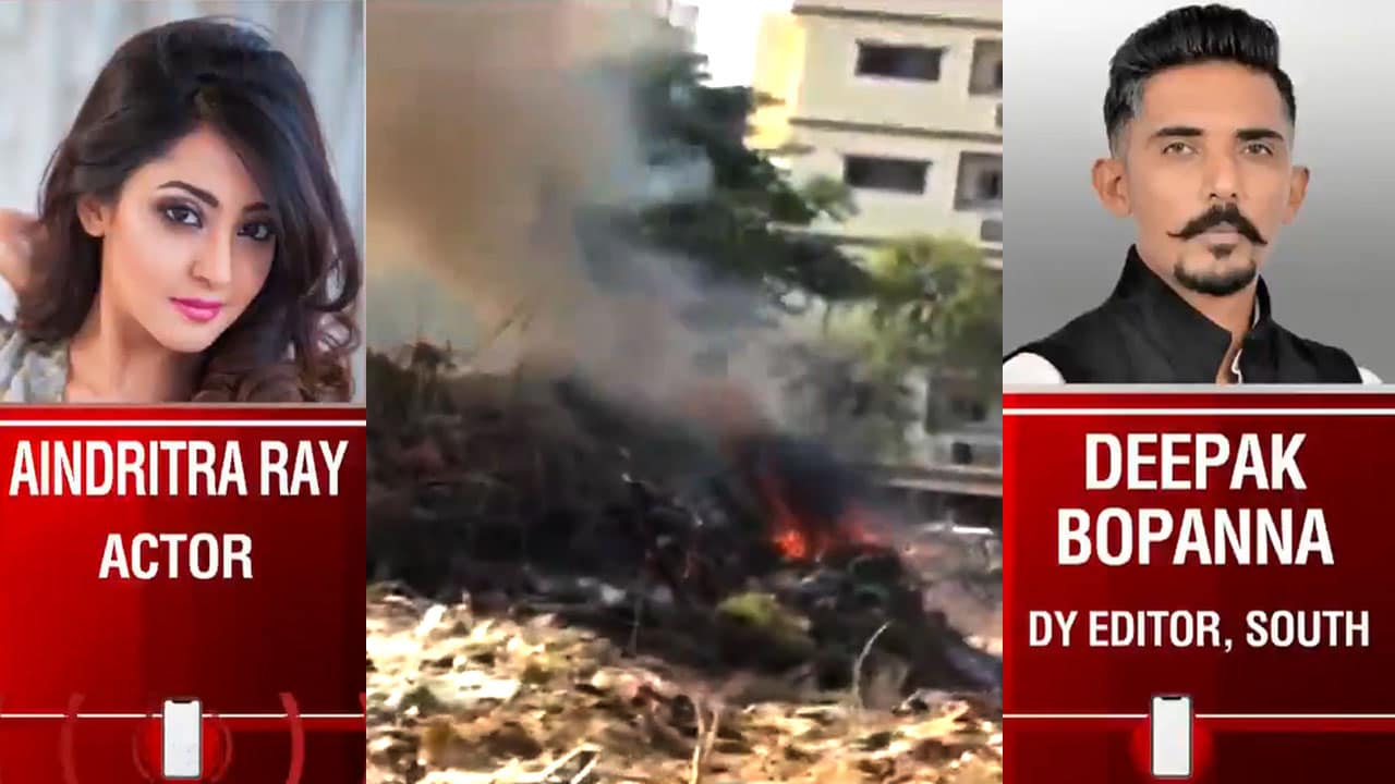 Video: Kannada Actor Aindrita Ray Flags Bengaluru Garbage Burning, Speaks To NDTV