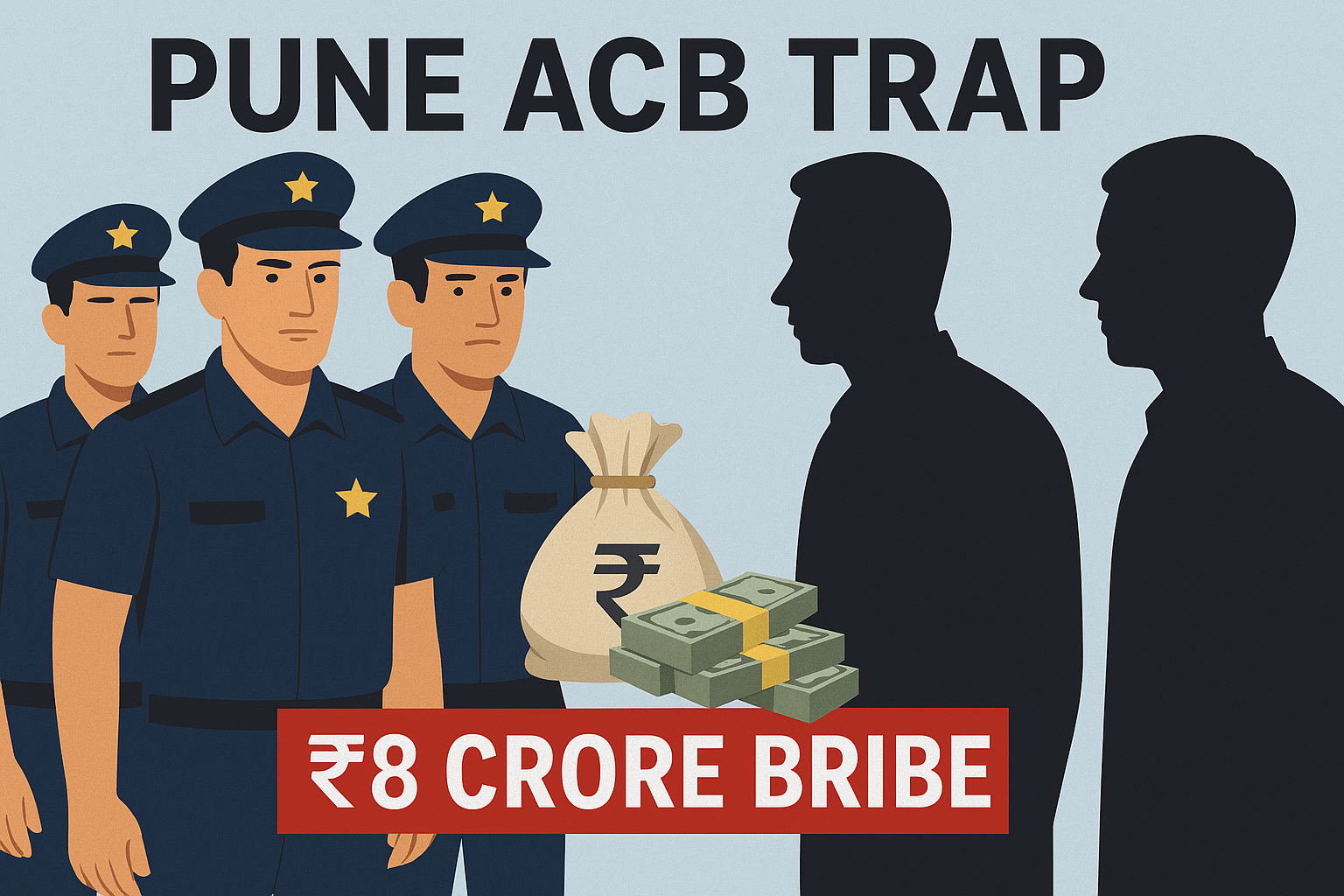 '₹8 करोड़ देने पर ही जमीन के कागजात...', पुणे में ACB का फिल्मी एक्शन, रंगेहाथ पकड़े गए दो आरोपी