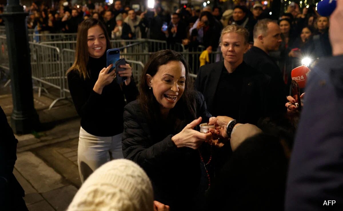 Machado Makes First Public Appearance In 11 Months After Nobel Ceremony