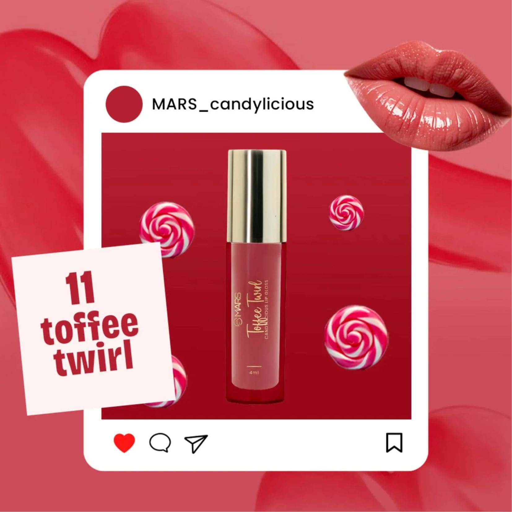 Lip gloss adds instant shine and dimension. Lip gloss adds instant shine and dimension.