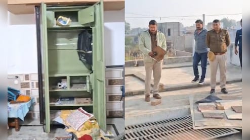 भरतपुर में फौजी के घर चोरी, लाइसेंसी रिवॉल्वर और जेवरात चोरी; छत का जाल हटाकर घुसे चोर