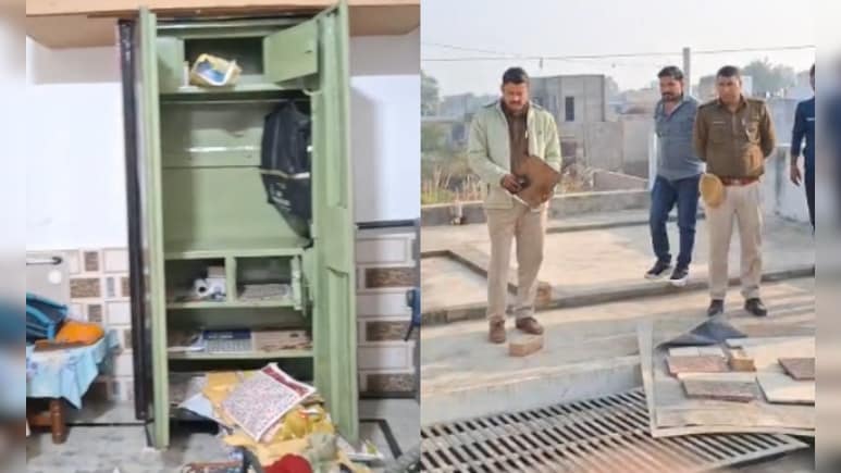 भरतपुर में फौजी के घर चोरी, लाइसेंसी रिवॉल्वर और जेवरात चोरी; छत का जाल हटाकर घुसे चोर