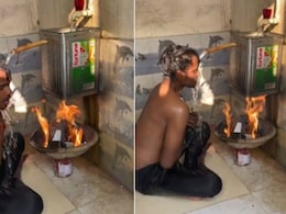 गीजर कंपनी वाले सदमे में हैं! सर्दी में नहाने के लिए लड़के ने कनस्तर से किया धांसू जुगाड़, देख पकड़ लेंगे माथा