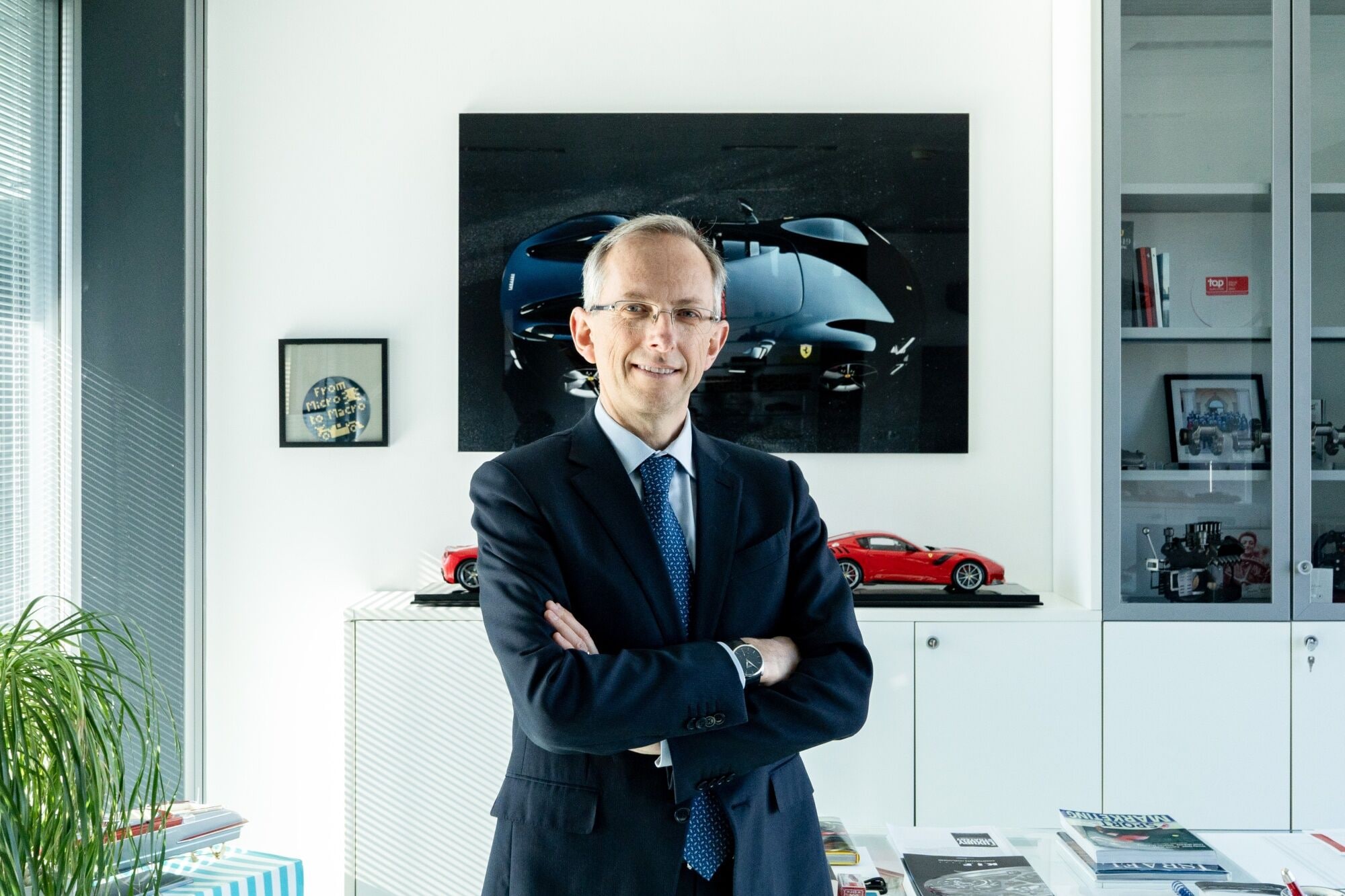 Ferrari Boss Takes Prototype of Debut Electric Model for a Spin