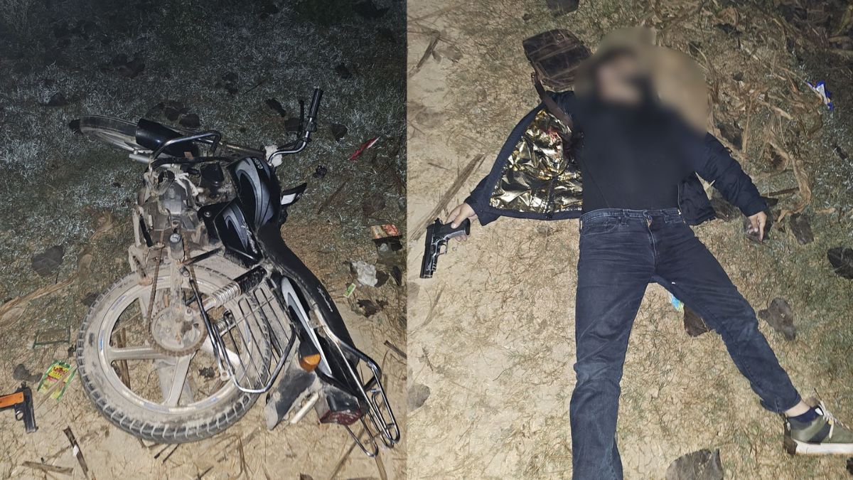 सहारनपुर में मुठभेड़: ₹1 लाख का इनामी सिराज अहमद एनकाउंटर में ढेर, STF की कार्रवाई में भारी हथियार बरामद