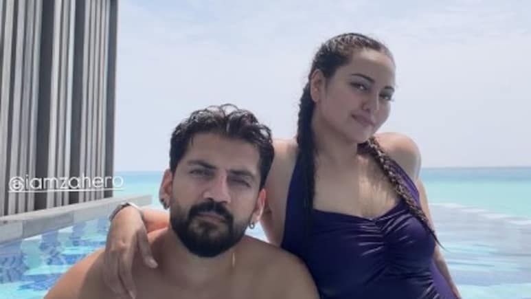 सोनाक्षी सिन्हा-जहीर इकबाल की न्यू ईयर से पहले मालदीव में मस्ती, पूल फोटो वायरल, लग्जरी विला की दिखाई झलक