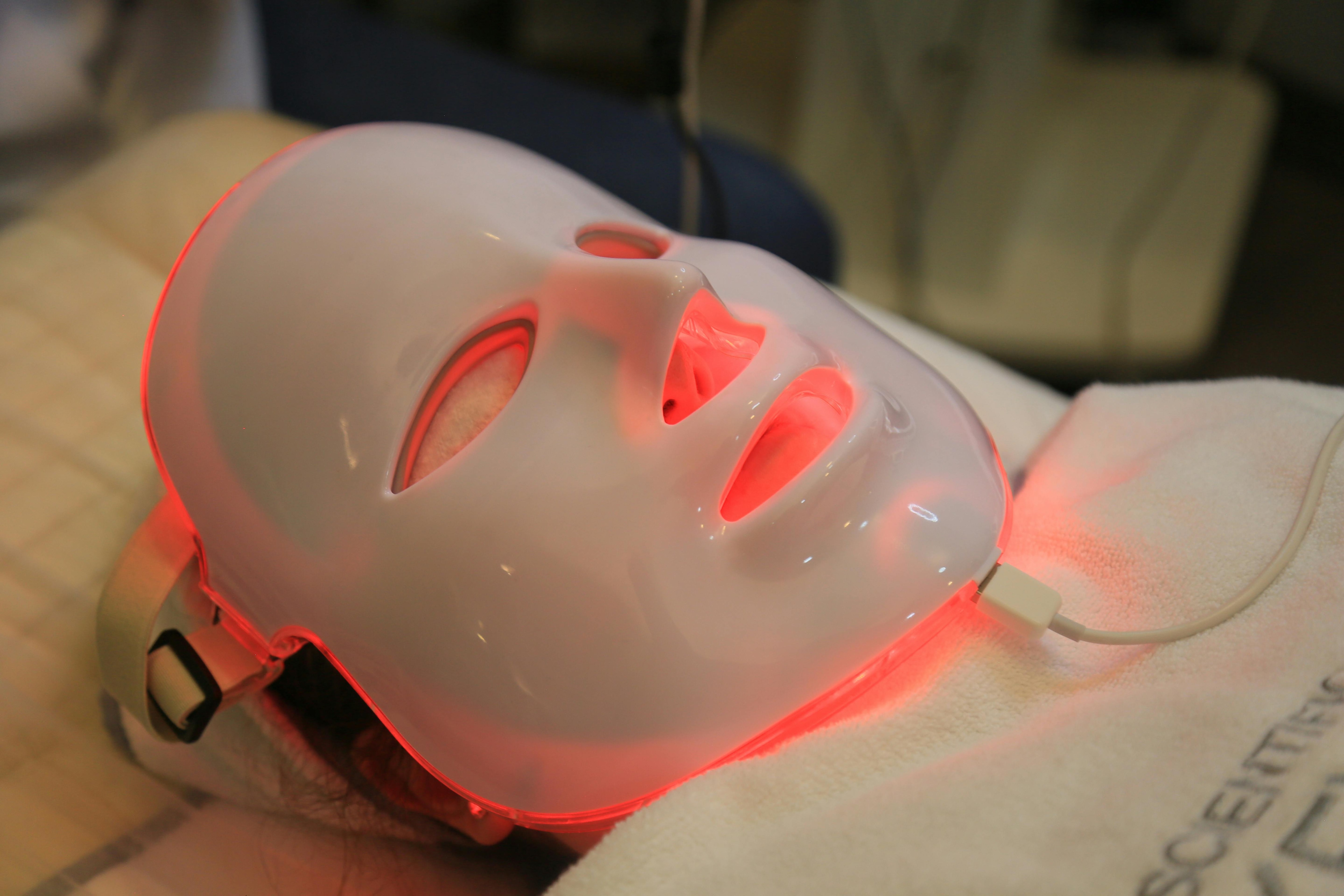 LED masks use different light wavelengths to target specific skin concerns.