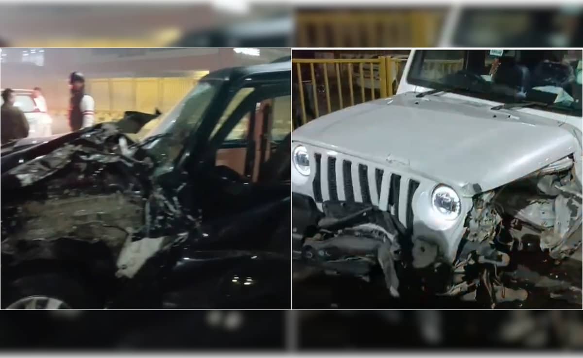 Drunk Scorpio Driver Goes On Rampage In Faridabad, Hits Several Vehicles
