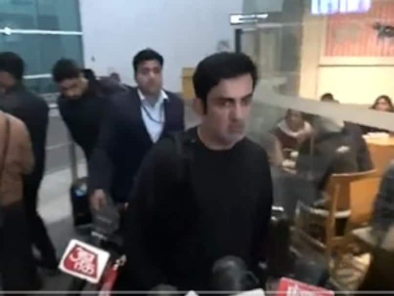 Watch: Gautam Gambhir Refuses To Answer 'Shubman Gill Question', Ignores Media