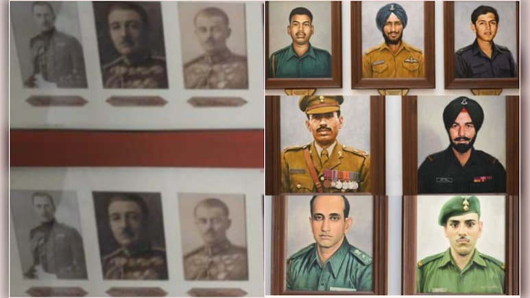 राष्ट्रपति भवन से हटी ब्रिटिश अधिकारियों की तस्वीरे, अब दिख रहे अपने 21 परमवीर चक्र विजेता