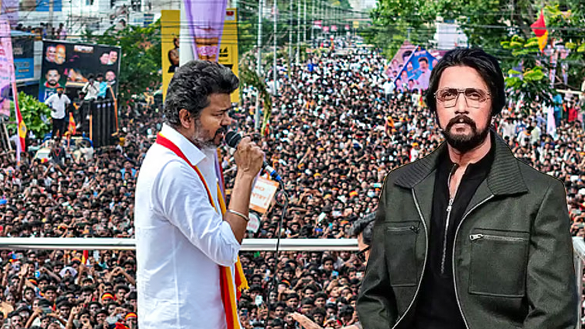 Kannada Superstar Kiccha Sudeep Hails TVK Chief Vijay, Calls Him A Visionary