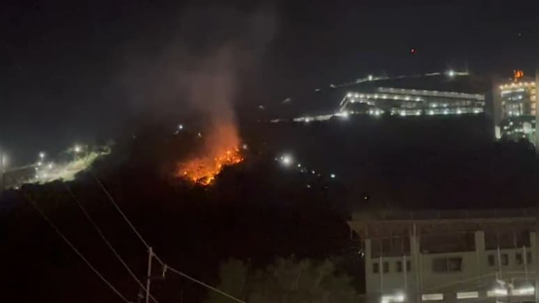 विरार में जीवदानी माता मंदिर के पहाड़ पर लगी भीषण आग, वन संपदा को भारी नुकसान