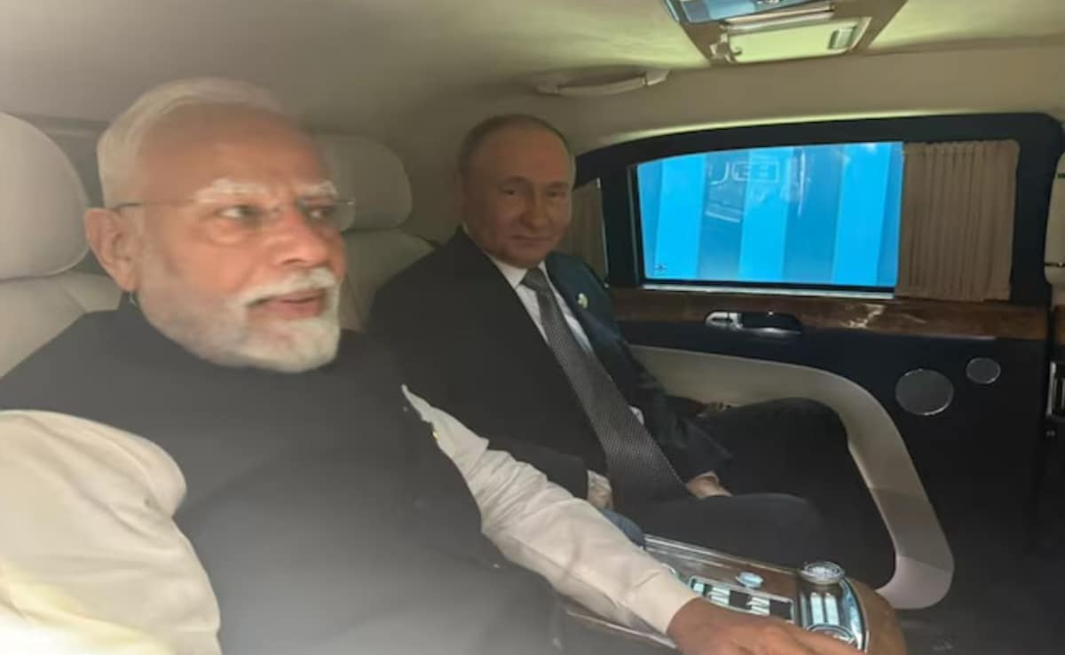 Prime Minister Narendra Modi and Russian President Vladimir Putin also travelled in the same vehicle at the SCO Summit venue in China in September