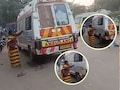 शर्मनाक! 108 में घायल मरीज की हईं उल्टियां, चालक ने उसकी पत्नी से धुलवा ली एंबुलेंस