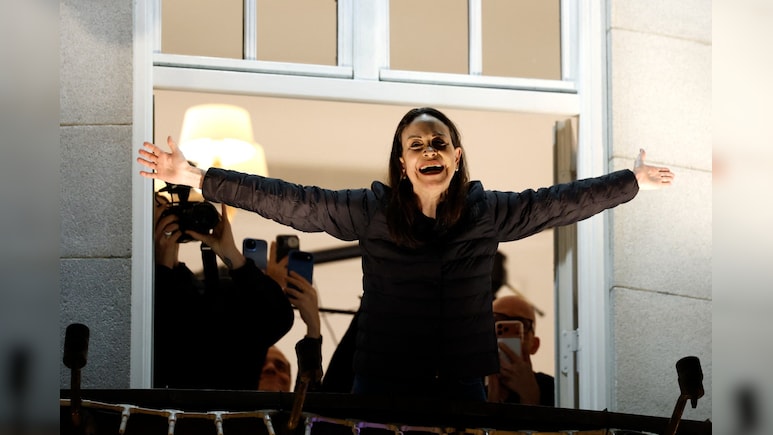 'आजाद' हो गई नोबेल विजेता मचाडो! अज्ञातवास छोड़ा, जान की बाजी लगाकर मेडल लेने नॉर्वे पहुंचीं लेकिन...