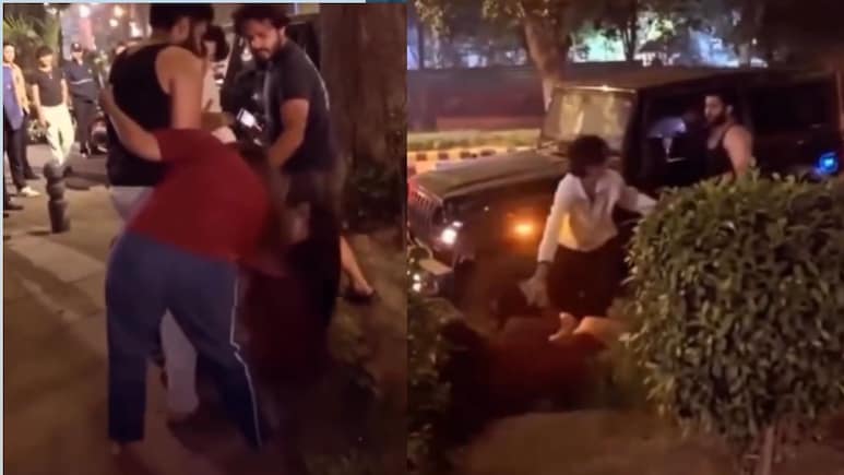 मैं तेरी जिंदगी खराब कर दूंगा.. थार से उतरा रईसजादा, लड़की को तड़ातड़ जड़े थप्पड़, सड़क पर धकेला