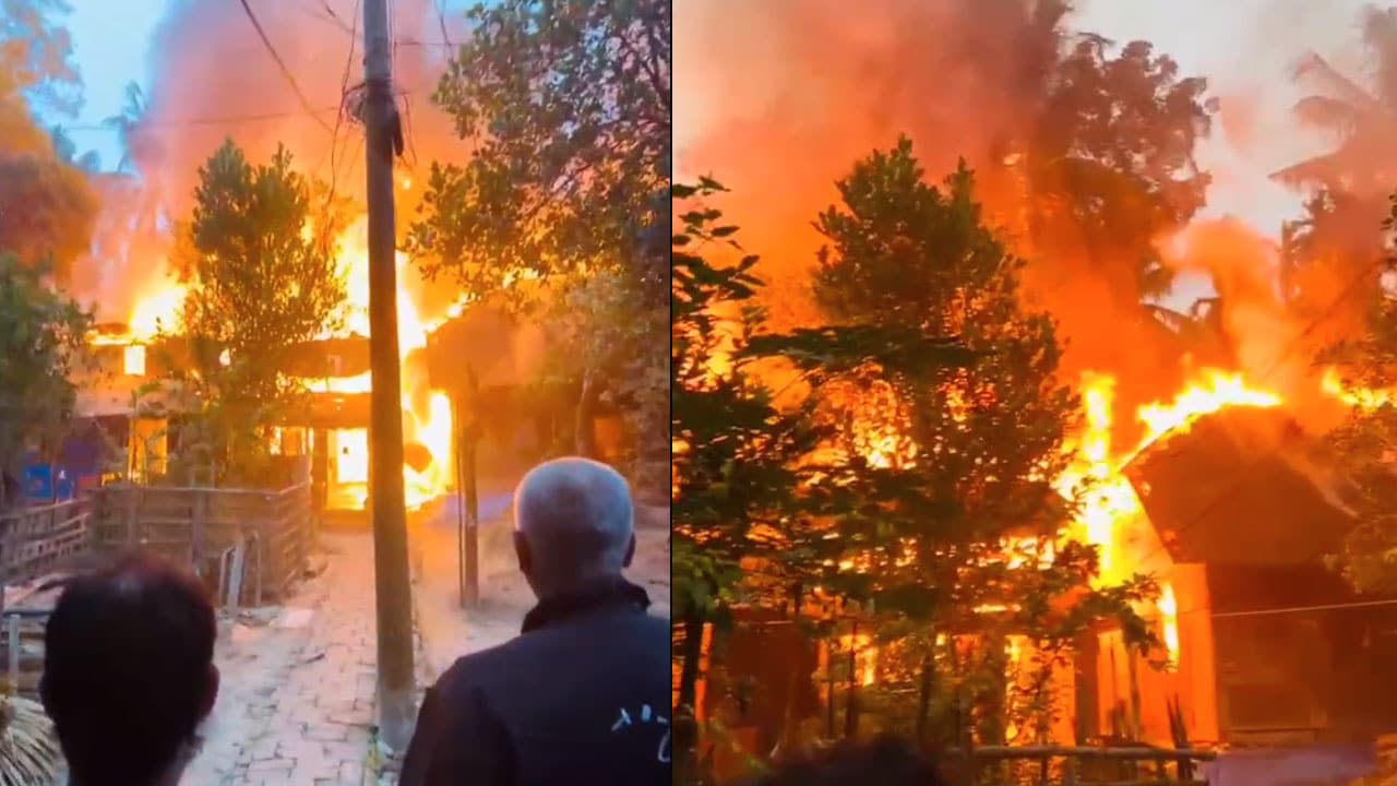 Hindu Family Wakes Up To Burning Homes In Bangladesh, Locked In, Escapes