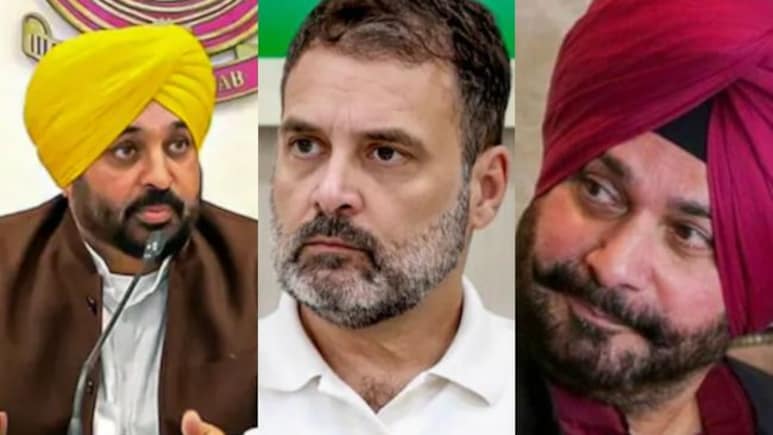 "Show Results First": Bhagwant Mann Jabs Rahul Gandhi, Navjot Sidhu