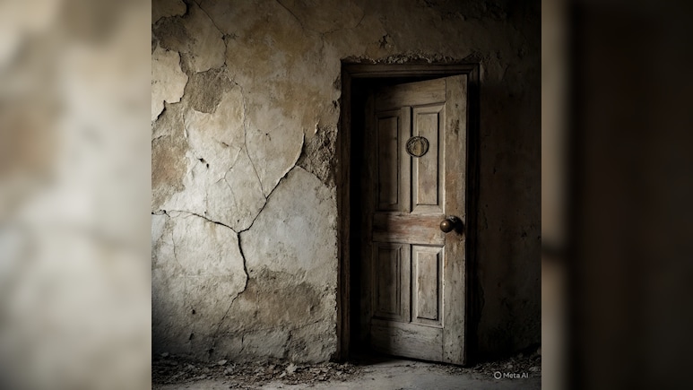 100 साल पुराने घर की दीवार में छिपा था खुफिया दरवाजा, खोलते ही कपल के उड़ गए होश