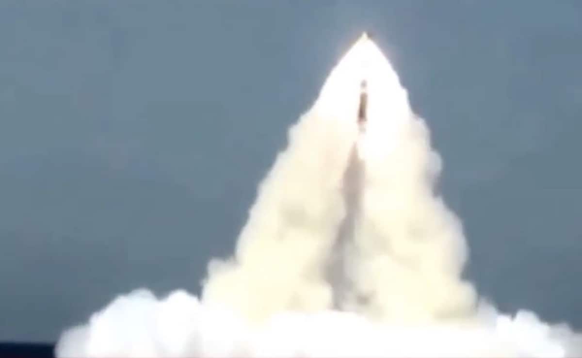 India Tests K-4 Missile, With 3,500-km Range, From Nuclear-Powered Submarine