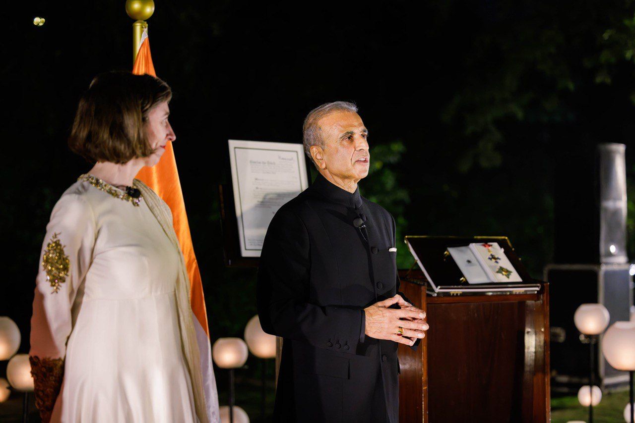 Sunil Bharti Mittal Presented With Honorary Knighthood By British High Commission