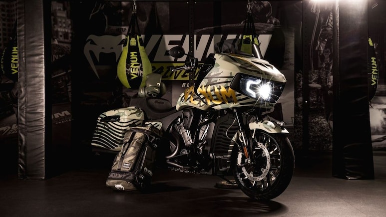 Indian Challenger Venum Custom Bike Breaks Cover: Pics