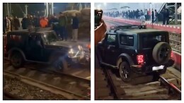 65-Year-Old Man Drives Mahindra Thar Onto Railway Track In Nagaland, Arrested