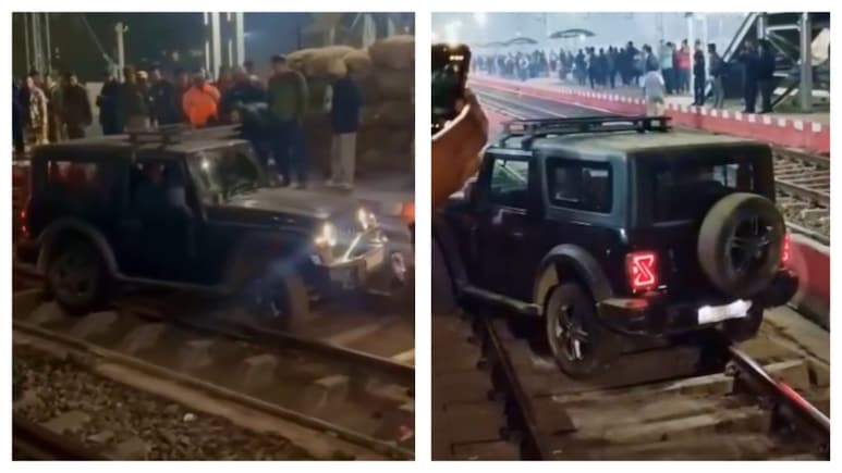 65-Year-Old Man Drives Mahindra Thar Onto Railway Track In Nagaland, Arrested