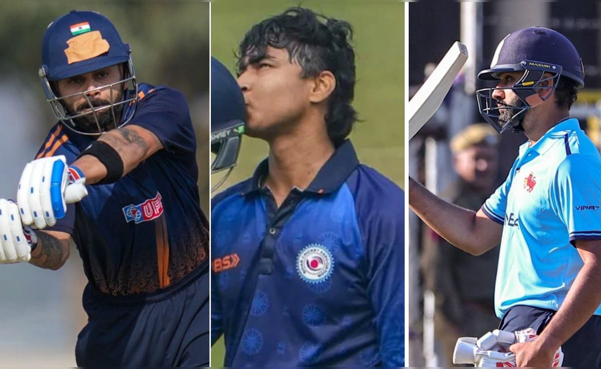 एक दोहरा शतक, 21 शतक और 44 अर्धशतक... विजय हजारे में ROKO के अलावा किस-किसने खोला धागा?