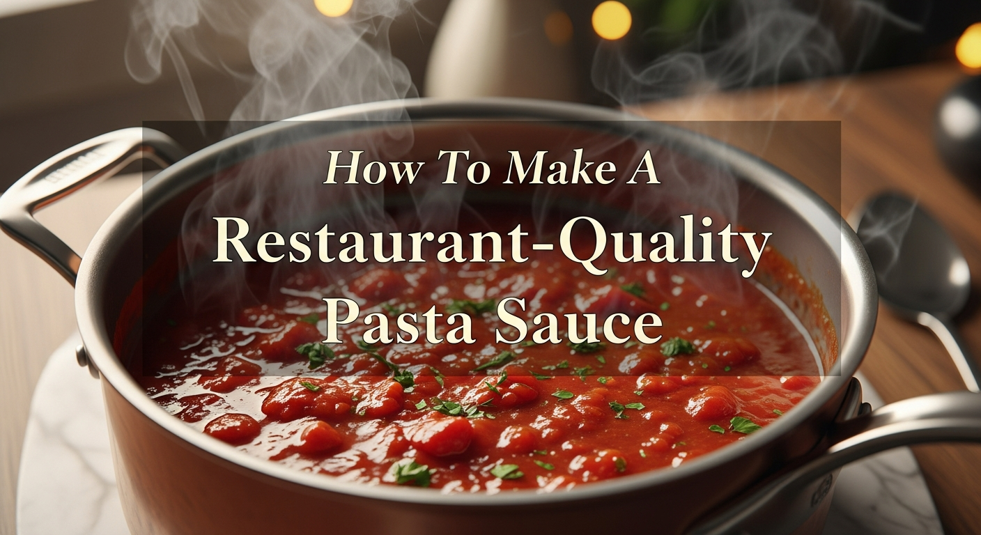 How To Make A Restaurant-Quality Pasta Sauce With Just 4 Ingredients