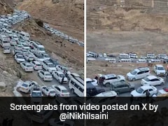 'Escape From Delhi Air?' Video Of Hundreds Of Cars Near Rohtang Pass Is Viral