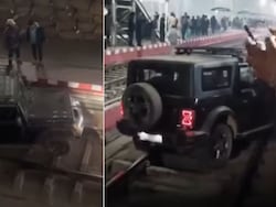 Mahindra Thar Driven By 65-Year-Old Enters Railway Track, Internet Asks 'Why Always Thar'