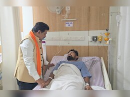 घायल जवानों से मिलने पहुंचे डिप्टी CM विजय शर्मा, बीजापुर के जंगल में IED ब्लास्ट की चपेट में आ गए थे 