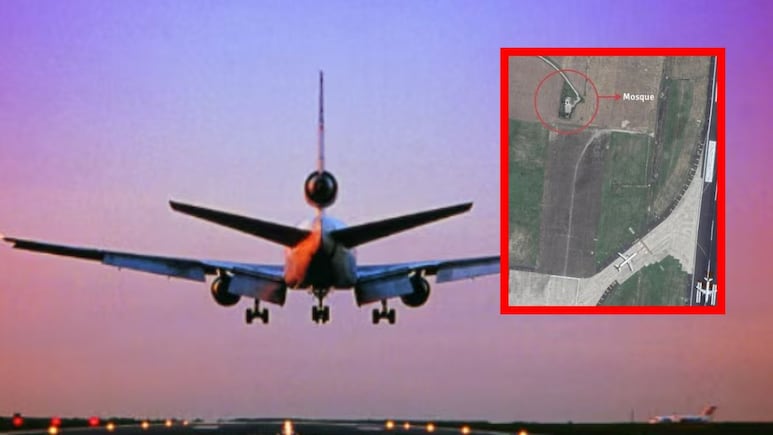 Airport Shocking News:   'या' विमानतळाच्या धावपट्टीवर मशिदीचं बांधकाम! प्रवाशांची सुरक्षा रामभरोसे, भाजपने..
