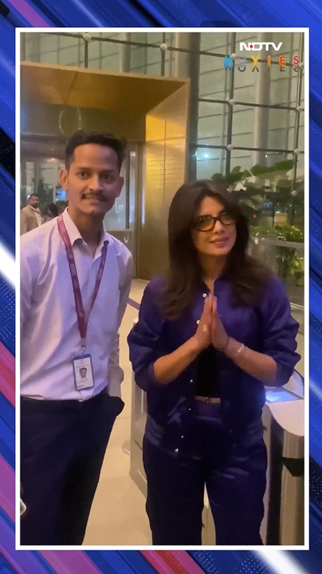 Priyanka Chopra Greets Fans With Namaste, Poses For Pictures At Mumbai Airport
