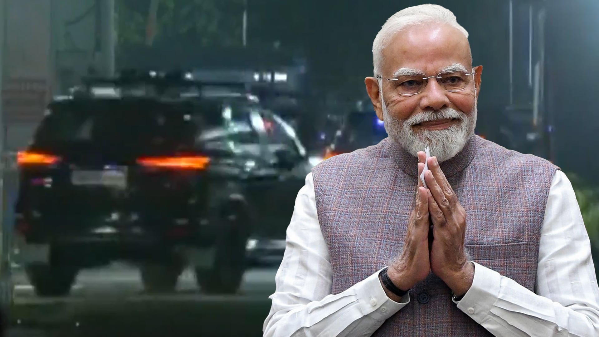 PM Modi Reaches Palam Airport To Receive Russian President Vladimir Putin