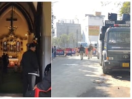 क्रिसमस पर हिसार में टेंशन, 160 साल पुराने चर्च के सामने बजरंग दल का हवन-यज्ञ; प्रशासन अलर्ट