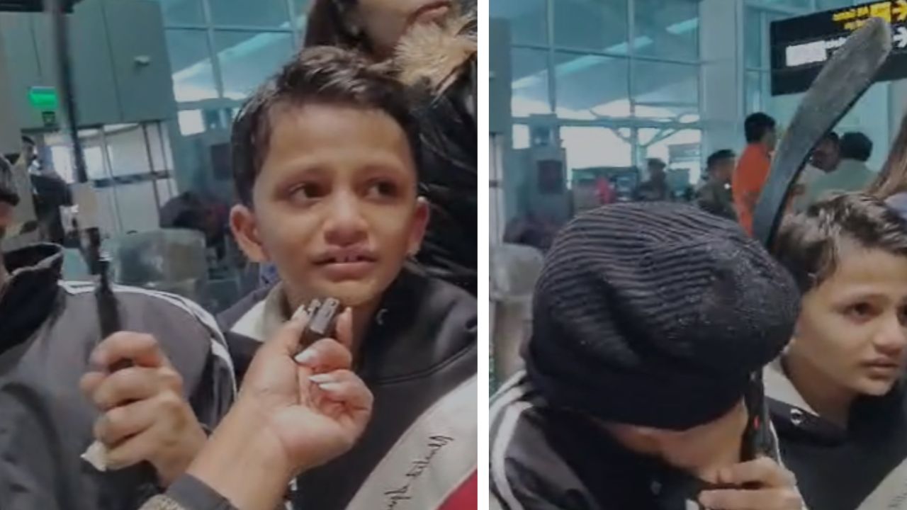 Indigo Crisis: आँखों में आंसू, हाथों में हॉकी स्टिक... दिल्ली एयरपोर्ट पर फंसे मासूम खिलाड़ियों का दर्द