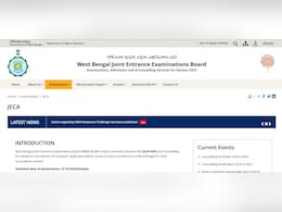 West Bengal Joint Entrance Examinations Board Announces WB JECA Online Counselling Schedule