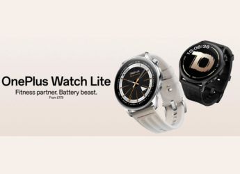OnePlus Watch Lite સ્માર્ટવોચ  યુરોપ અને યુકેમાં લોન્ચ કરી છે