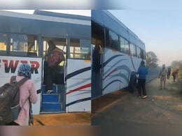 यात्रियों से भरी बस में अचानक लग गई आग, बाल-बाल बचे 50 यात्री, ऐसे पाया काबू