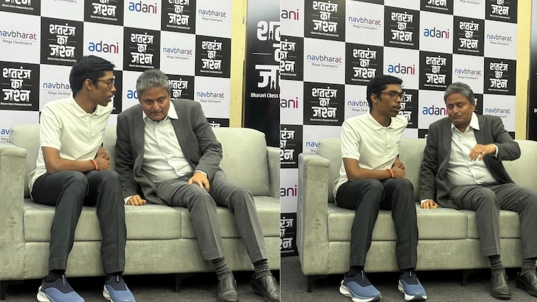 धारावीत पहिल्या शालेय बुद्धिबळ स्पर्धेचा उत्साह; ग्रँडमास्टर प्रज्ञानंदच्या उपस्थितीनं मुलांना मिळाली ऊर्जा