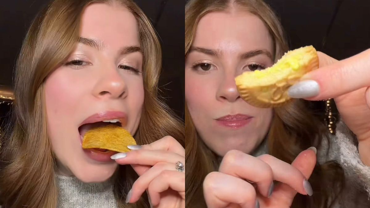 American Vlogger Tries Iconic Indian Snacks For The First Time, Watch Her Reaction