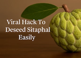 How To Remove Sitaphal Seeds Easily? This Viral Hack Is The Answer