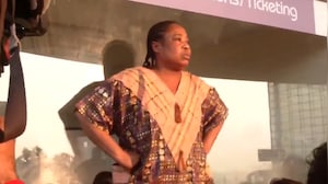 Frustrated Passenger Climbs Counter Amid IndiGo Disruption